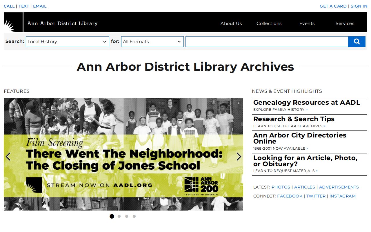 Washtenaw city directory AADL digitized directory archive